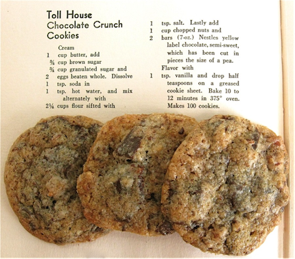 Original chocolate chip cookie recipe