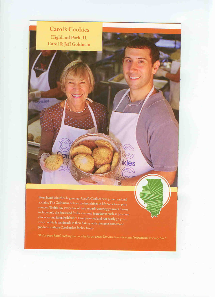 Founder of Carol's Cookies with her son, Jeff