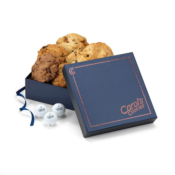 Small Cookie Gift Box with Golf Balls