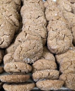 snickerdoodle cookies close up