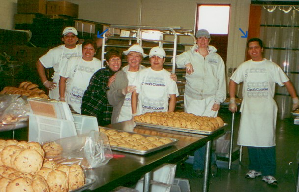 The Carol's Cookies employees